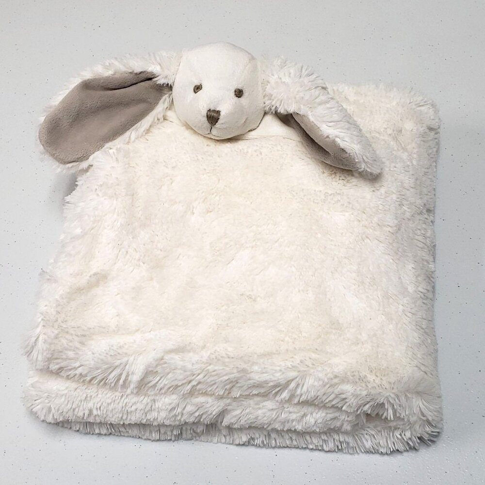 Mon Ami White Puppy Dog Baby Blanket Playmat 2012 Plush